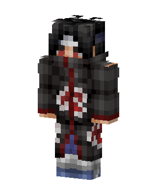 Itachi Uchiha skin, 3D preview