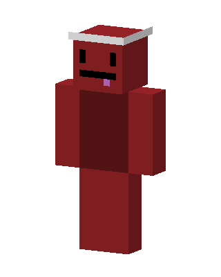 Red Santa Blob Minecraft skin