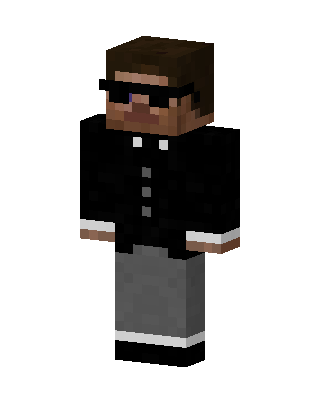 Suited Shades Guy skin, 3D preview
