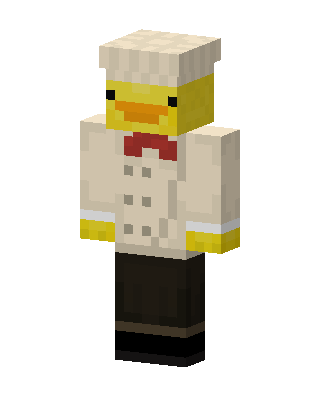 Chef Duck skin, 3D preview