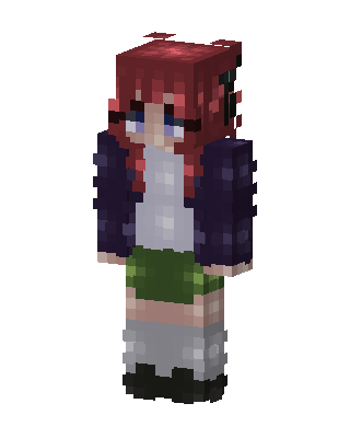 Gray Player Girl Minecraft skin