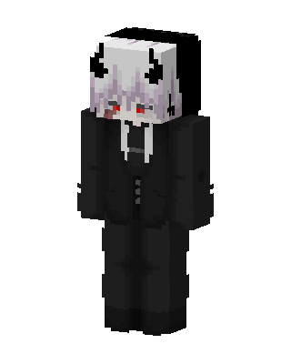 Black Villain skin, 3D preview