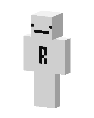 White Skin skin, 3D preview