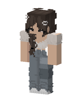 Denim Overalls Girl Minecraft skin