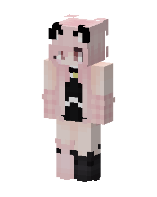 Panda Girl Minecraft skin