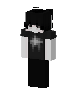Black Emo skin, 3D preview