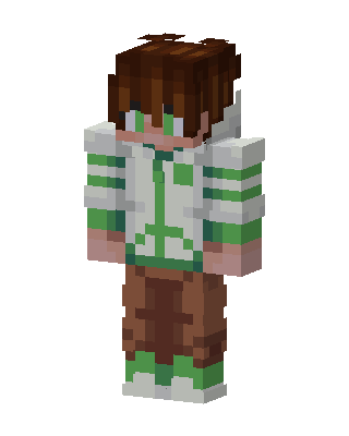 Forest Hoodie skin, 3D preview