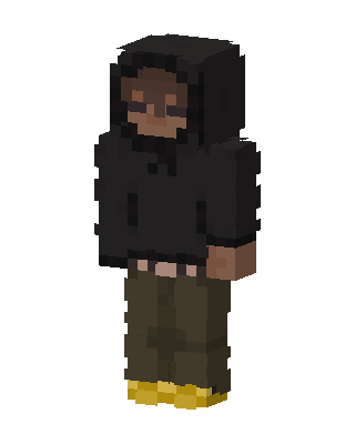 Black Hoodie Boy Minecraft skin