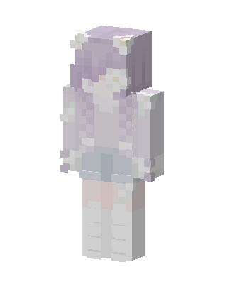 White Anime Girl Minecraft skin