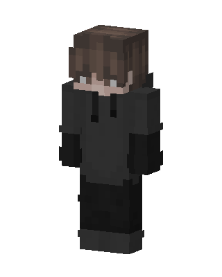 Black Goth Boy Minecraft goth skin