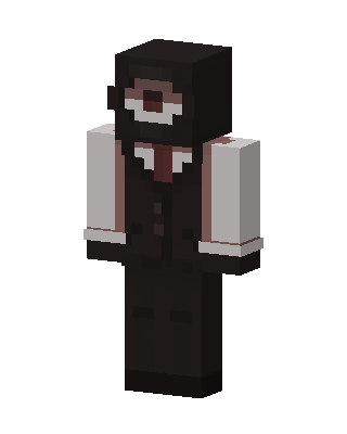 Black Player Boy skin, 3D preview
