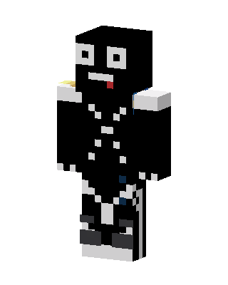 Goofy Tuxedo skin, 3D preview