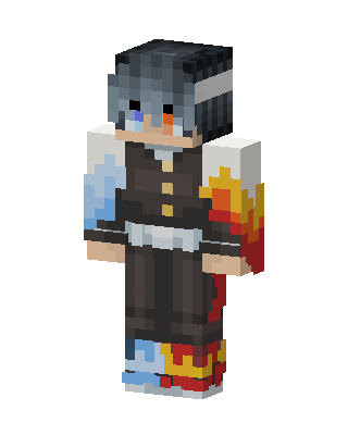 Fire Ice Hashira Minecraft skin
