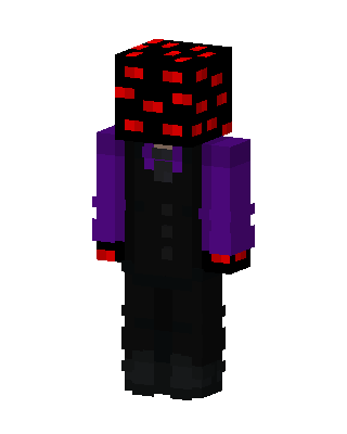 Black Mob Boy skin, 3D preview