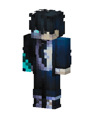 Midnight Blue Boy skin, 3D preview
