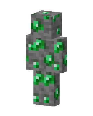 Gray Mob skin, 3D preview