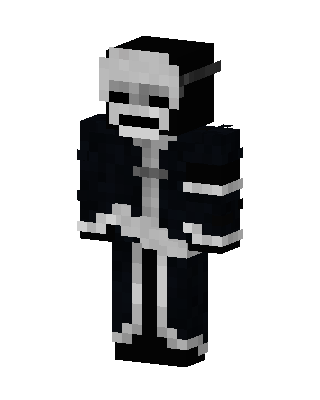 Black Hero Boy skin, 3D preview