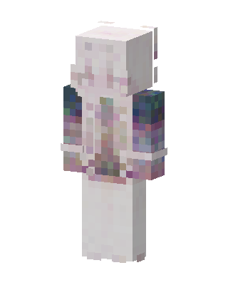 White Cutie Girl skin, 3D preview