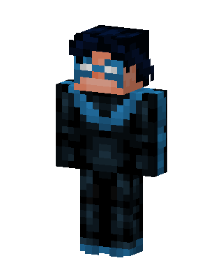 Black Masked Hero Boy Minecraft skin