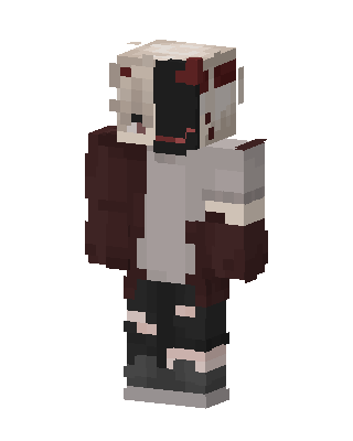 Crimson Mask skin, 3D preview