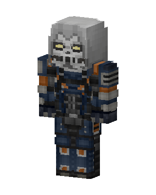Blue Warrior Boy Minecraft skin