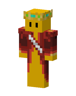 Golden King Minecraft skin