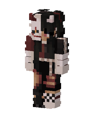 Kitsune Mask Rogue skin, 3D preview