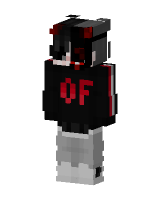 Red Devil Hoodie skin, 3D preview