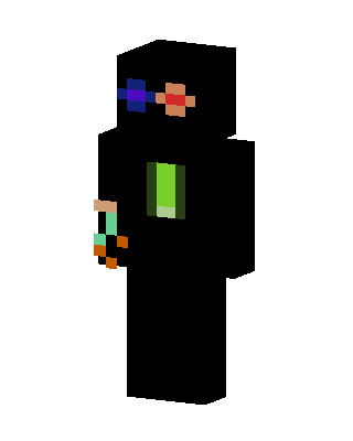 Black Mob skin, 3D preview
