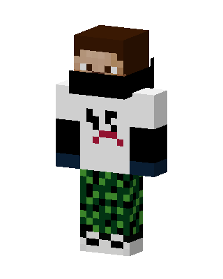 White Soldier Boy skin, 3D preview