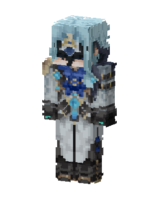 Frost Mage skin, 3D preview