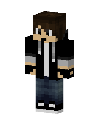 Hoodie Boy skin, 3D preview