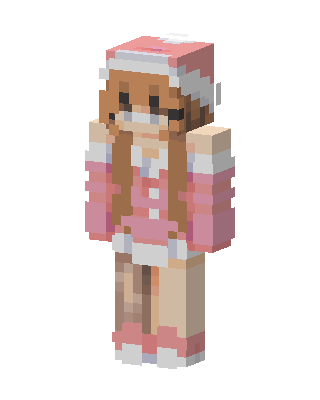 Pink Anime Girl skin, 3D preview