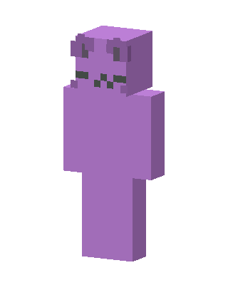 Purple Critter skin, 3D preview