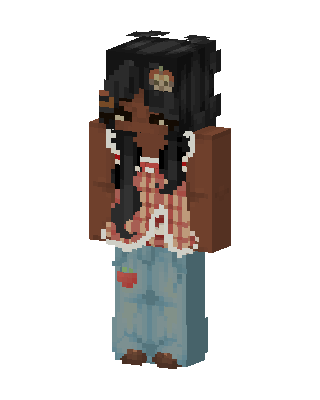 Brown Player Girl Minecraft skin