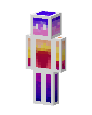 Sunset Gradient skin, 3D preview