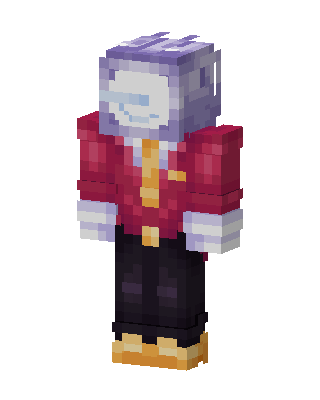 Red Royal Boy skin, 3D preview