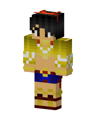 Golden Warrior Minecraft skin
