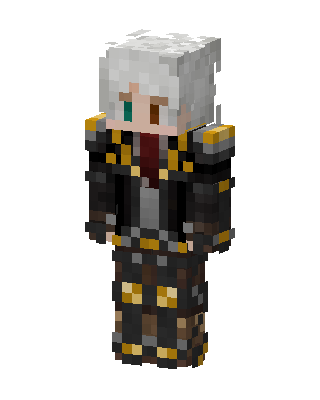 Silver Knight Captain skin, 3D preview