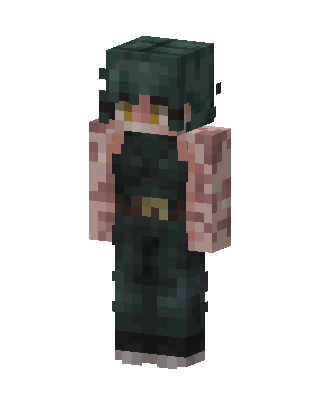 Mossy Wanderer skin, 3D preview