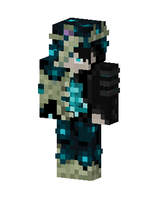 Teal Knight Boy Minecraft skin