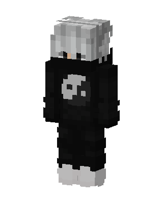 Yin Yang Hoodie skin, 3D preview