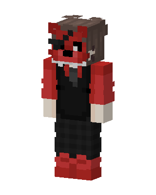 Foxy Fan skin, 3D preview