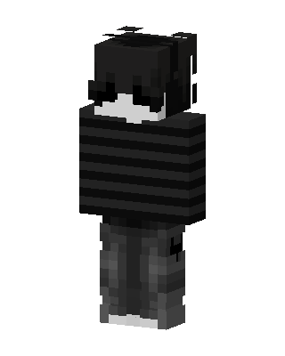 Emo Stripes skin, 3D preview