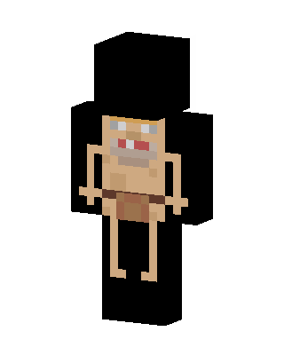 Caveman Ogre skin, 3D preview