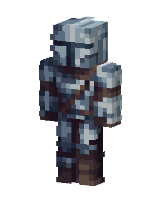 The Mandalorian Minecraft skin