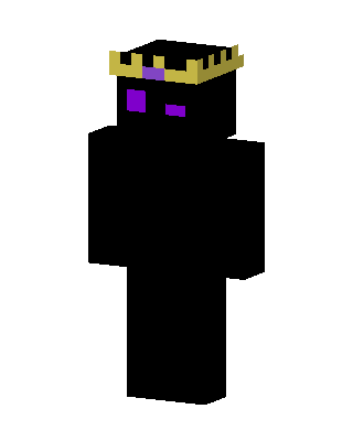 Crowned Enderman Minecraft skin
