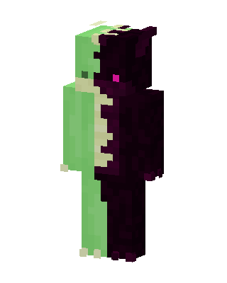 Split Dino Shadow skin, 3D preview