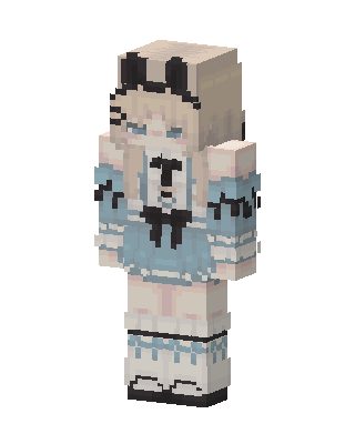 Blue Lolita Minecraft skin