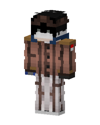 Brown Student Boy Minecraft skin